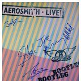 Aerosmith Debut signed album