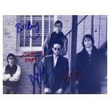 R.E.M. facsimile band signed photo