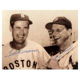 Ted Williams / Stan Musial facsimile signed photo