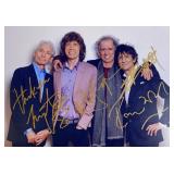 The Rolling Stones facsimile band signed photo