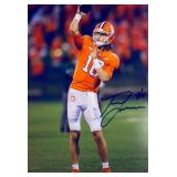 Clemson Tigers Trevor Lawrence facsimile signed...