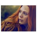 Elizabeth Olsen facsimile signed  movie photo