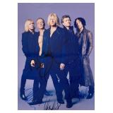 Def Leppard band facsimile signed  photo
