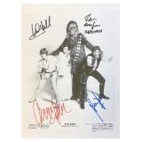 Star Wars 1977 cast facsimile signed  movie photo