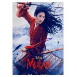 Disney Mulan Liu Yifei facsimile signed movie...