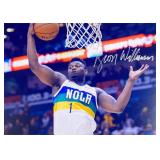 New Orleans Pelicans Zion Williamson facsimile...