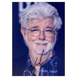 Star Wars George Lucas facsimile signed  photo