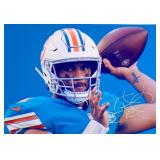 Miami Dolphins Tua Tagovailoa facsimile signed ...