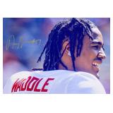 Jaylen Waddle facsimile signed photo