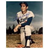 LA Dodgers Sandy Koufax facsimile signed photo