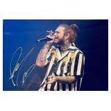 Post Malone facsimile signed  photo