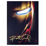 Iron Man Robert Downey Jr. facsimile signed ...
