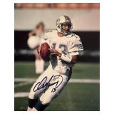 Miami DolphinsDan Marino facsimile signed photo