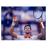 ATP Novak Djokovic facsimile signed  photo