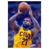 NBA All Star LeBron James facsimile signed  photo