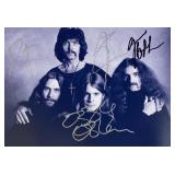 Black Sabbath facsimile signed  photo