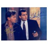 Wall Street Martin Sheen and Charlie Sheen...