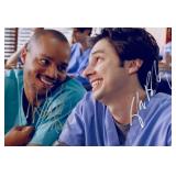 Scrubs Donald Faison and Zach Braff facsimile...