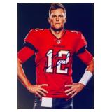 Tampa Bay Buccaneers Tom Brady facsimile signed...