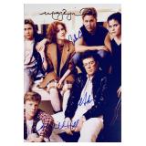 The Breakfast Club cast facsimile signed movie...
