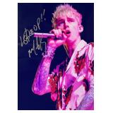 Machine Gun Kelly facsimile signed  photo