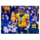 North Dakota State Bison Trey Lance facsimile...