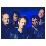 Radiohead band facsimile signed  photo