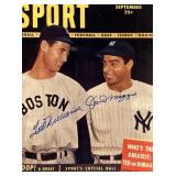 Ted Williams / Joe DiMaggio facsimile signed photo
