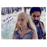 Game of Thrones Emilia Clarke facsimile signed ...