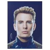 Captain America Chris Evans facsimile signed...