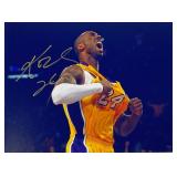 LA Lakers Kobe Bryant facsimile signed photo
