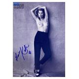 Kate Moss facsimile signed  photo