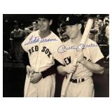 Mickey Mantle and Ted Williams facsimile signed...