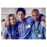 Scrubs cast facsimile signed  photo
