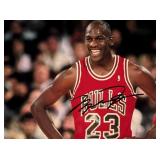 Chicago Bulls Michael Jordan facsimile signed...