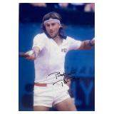 US Open Champ Bjorn Borg facsimile signed  photo
