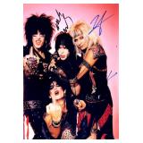 M¶tley Cr¼e band facsimile signed  photo