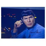 Star Trek Leonard Nimoy facsimile signed  photo