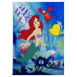 The Little Mermaid Jodi Benson facsimile signed...
