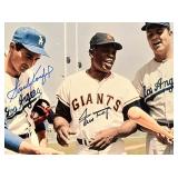 Willie Mays / Sandy Koufax facsimile signed photo