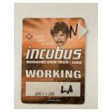 Incubus 2002 Morning View Tour Backstage...