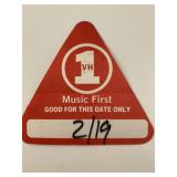 VH1 Music First Backstage Pass