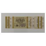 Anne Murray ticket Arlington Theatre 02/29/84