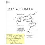 American painter John Alexander signed catalog