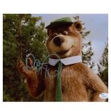 Yogi Bear Dan Aykroyd  signed photo. JSA...