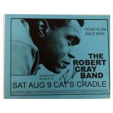 Robert Cray signed concert flyer