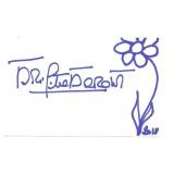 Brigitte Bardot original signed sketch