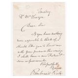 Rembrandt Peale handwritten signed Letter
