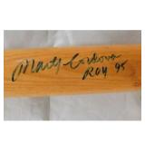 Minnesota Twins Marty Cordova  Signed Bat JSA...