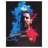 Lionel Messi signed photo